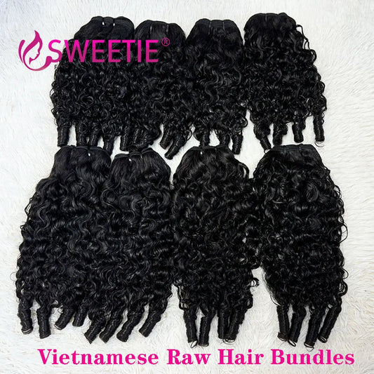12A Burmese Curly Raw Human Hair Bundle Deals Pixie Curls Human Hair Extensions Vietnamese Raw Human Virgin Hair Weave Bundle